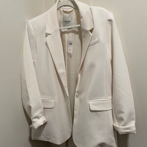Abercrombie Suiting Blazer - Cream - L
